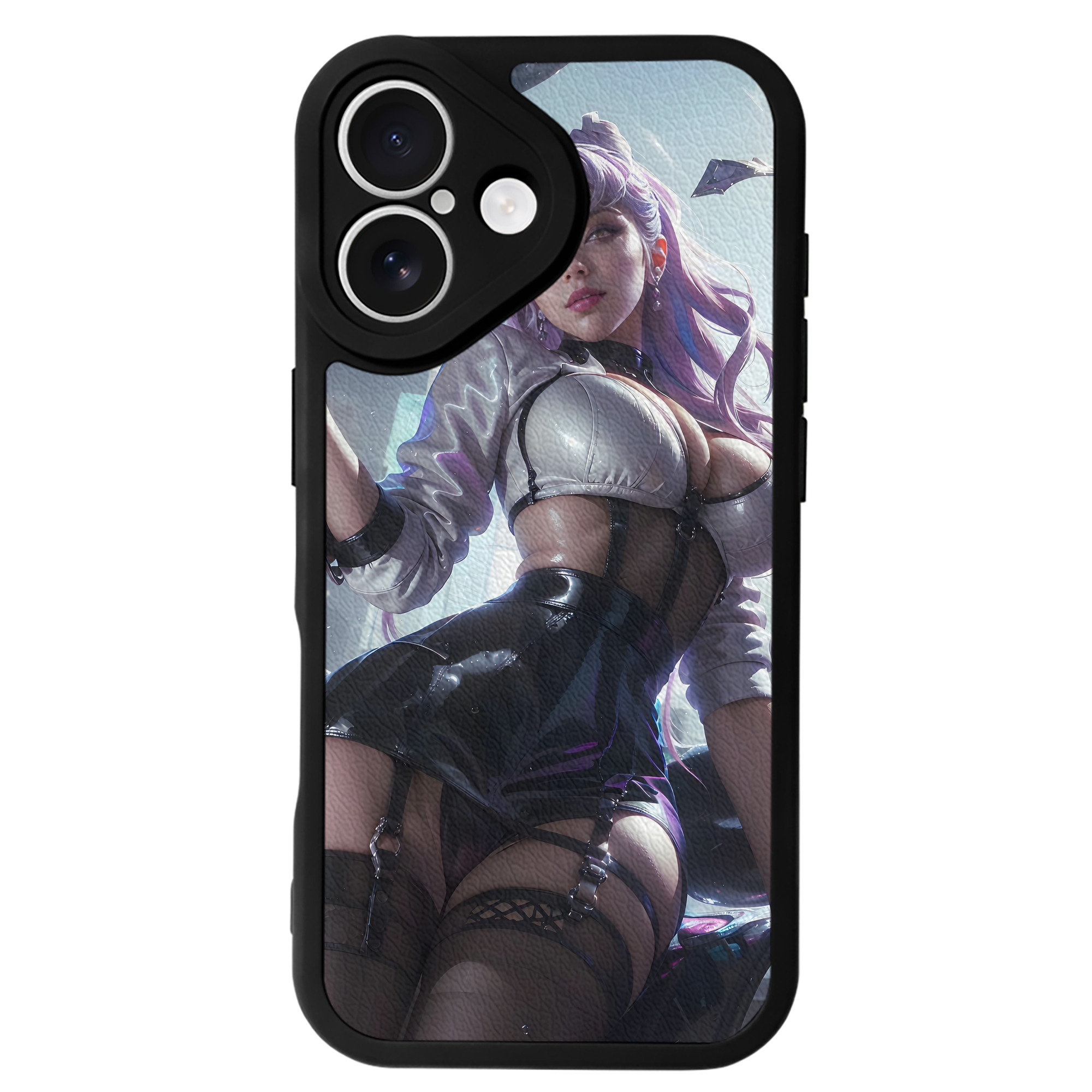 リーグ・オブ・レジェンド League of Legends LOL 【iPhone 16シリーズ対応】シリコンスマホケース（レザー調） 材質：シリコン